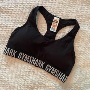 Gymshark Black Sports Bra Large